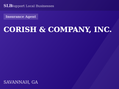 CORISH & COMPANY, INC. — Insurance Agent in SAVANNAH, GA