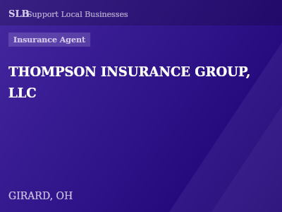 THOMPSON INSURANCE GROUP, LLC — Insurance Agent in GIRARD, OH
