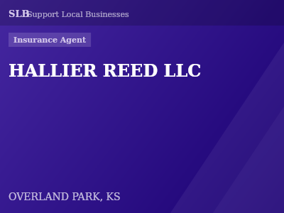 HALLIER REED LLC — Insurance Agent in OVERLAND PARK, KS