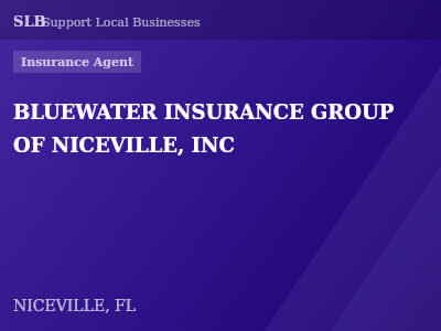 BLUEWATER INSURANCE GROUP OF NICEVILLE, INC — Insurance Agent in NICEVILLE, FL