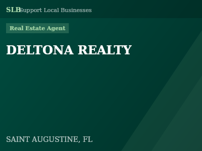DELTONA REALTY — Real Estate Agent in SAINT AUGUSTINE, FL