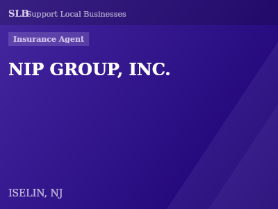 NIP GROUP, INC. — Insurance Agent in ISELIN, NJ