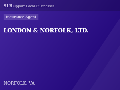 LONDON & NORFOLK, LTD. — Insurance Agent in NORFOLK, VA