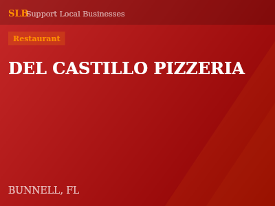 DEL CASTILLO PIZZERIA — Restaurant in BUNNELL, FL