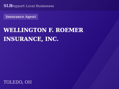 WELLINGTON F. ROEMER INSURANCE, INC. — Insurance Agent in TOLEDO, OH