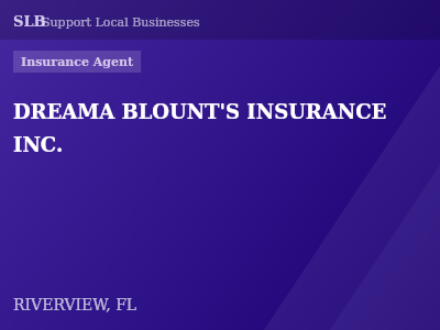 DREAMA BLOUNT'S INSURANCE INC. — Insurance Agent in RIVERVIEW, FL