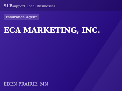 ECA MARKETING, INC. — Insurance Agent in EDEN PRAIRIE, MN