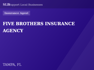 FIVE BROTHERS INSURANCE AGENCY — Insurance Agent in TAMPA, FL