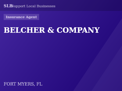 BELCHER & COMPANY — Insurance Agent in FORT MYERS, FL