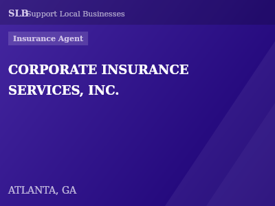CORPORATE INSURANCE SERVICES, INC. — Insurance Agent in ATLANTA, GA