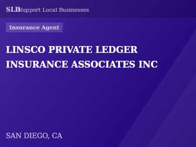 LINSCO PRIVATE LEDGER INSURANCE ASSOCIATES INC — Insurance Agent in SAN DIEGO, CA