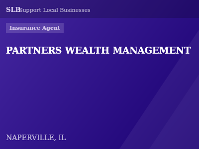 PARTNERS WEALTH MANAGEMENT — Insurance Agent in NAPERVILLE, IL