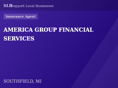 AMERICA GROUP FINANCIAL SERVICES — Insurance Agent in SOUTHFIELD, MI
