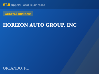 HORIZON AUTO GROUP, INC — General Business in ORLANDO, FL