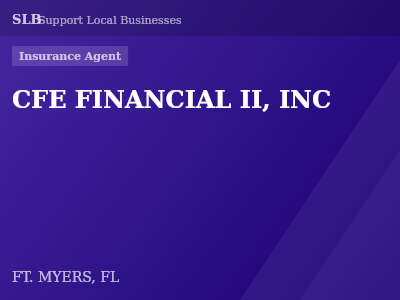 CFE FINANCIAL II, INC — Insurance Agent in FT. MYERS, FL