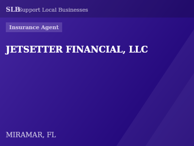 JETSETTER FINANCIAL, LLC — Insurance Agent in MIRAMAR, FL