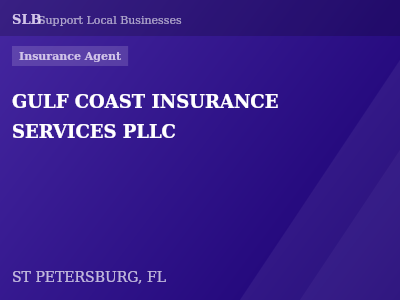 GULF COAST INSURANCE SERVICES PLLC — Insurance Agent in ST PETERSBURG, FL