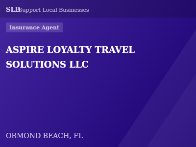 ASPIRE LOYALTY TRAVEL SOLUTIONS LLC — Insurance Agent in ORMOND BEACH, FL