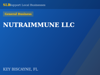 NUTRAIMMUNE LLC — General Business in KEY BISCAYNE, FL