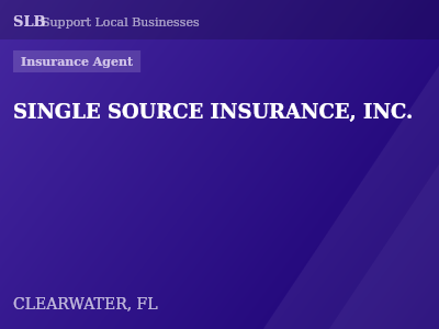 SINGLE SOURCE INSURANCE, INC. — Insurance Agent in CLEARWATER, FL