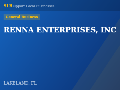 RENNA ENTERPRISES, INC — General Business in LAKELAND, FL
