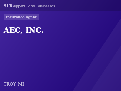 AEC, INC. — Insurance Agent in TROY, MI