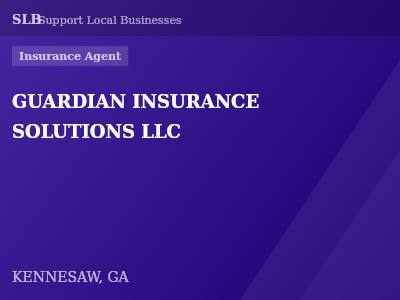 GUARDIAN INSURANCE SOLUTIONS LLC — Insurance Agent in KENNESAW, GA