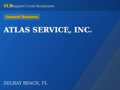 ATLAS SERVICE, INC. — General Business in DELRAY BEACH, FL