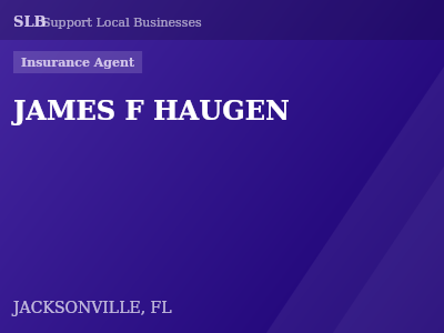 JAMES F HAUGEN — Insurance Agent in JACKSONVILLE, FL