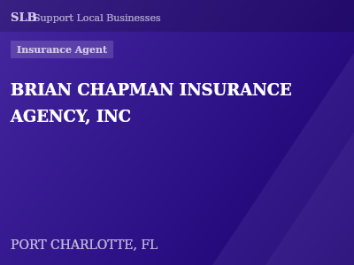 BRIAN CHAPMAN INSURANCE AGENCY, INC — Insurance Agent in PORT CHARLOTTE, FL