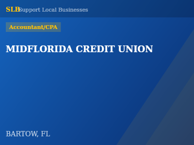 MIDFLORIDA CREDIT UNION — Accountant/CPA in BARTOW, FL