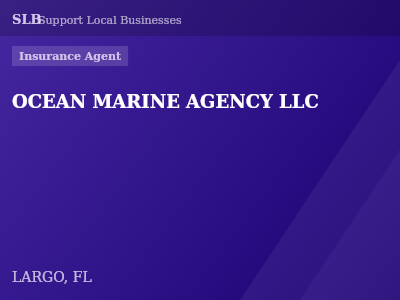 OCEAN MARINE AGENCY LLC — Insurance Agent in LARGO, FL