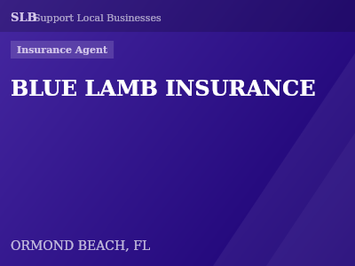 BLUE LAMB INSURANCE — Insurance Agent in ORMOND BEACH, FL