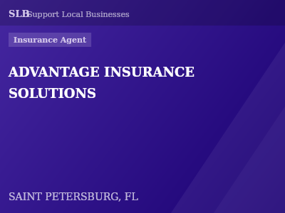 ADVANTAGE INSURANCE SOLUTIONS — Insurance Agent in SAINT PETERSBURG, FL