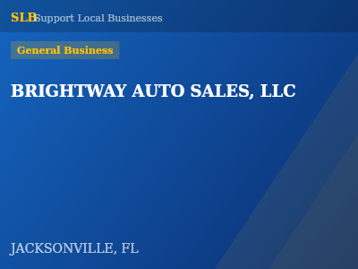 BRIGHTWAY AUTO SALES, LLC — General Business in JACKSONVILLE, FL