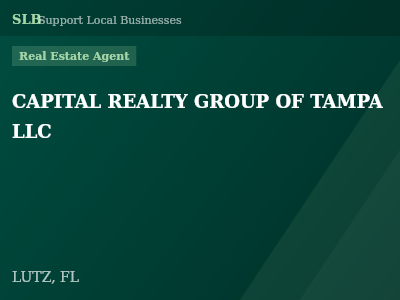 CAPITAL REALTY GROUP OF TAMPA LLC — Real Estate Agent in LUTZ, FL