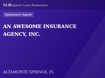 AN AWESOME INSURANCE AGENCY, INC. — Insurance Agent in ALTAMONTE SPRINGS, FL