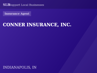 CONNER INSURANCE, INC. — Insurance Agent in INDIANAPOLIS, IN