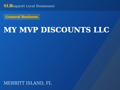MY MVP DISCOUNTS LLC — General Business in MERRITT ISLAND, FL