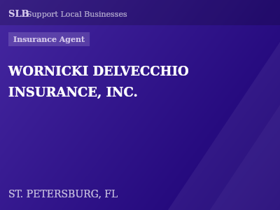 WORNICKI DELVECCHIO INSURANCE, INC. — Insurance Agent in ST. PETERSBURG, FL