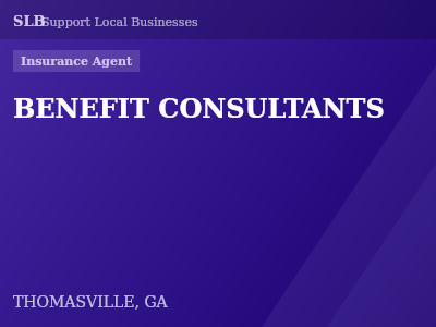 BENEFIT CONSULTANTS — Insurance Agent in THOMASVILLE, GA
