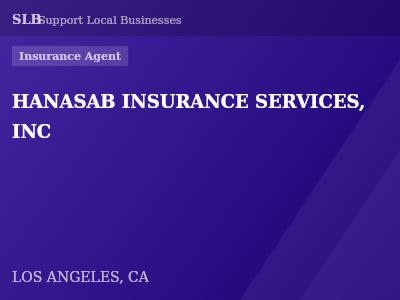 HANASAB INSURANCE SERVICES, INC — Insurance Agent in LOS ANGELES, CA