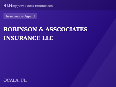 ROBINSON & ASSCOCIATES INSURANCE LLC — Insurance Agent in OCALA, FL