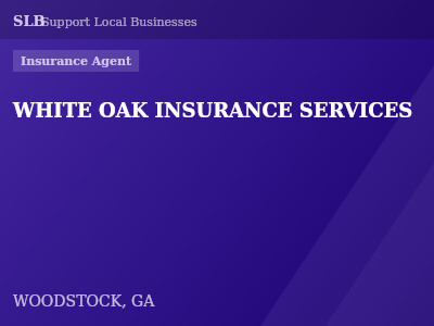 WHITE OAK INSURANCE SERVICES — Insurance Agent in WOODSTOCK, GA