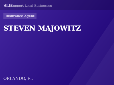 STEVEN MAJOWITZ — Insurance Agent in ORLANDO, FL