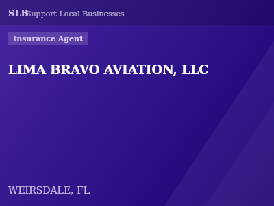 LIMA BRAVO AVIATION, LLC — Insurance Agent in WEIRSDALE, FL