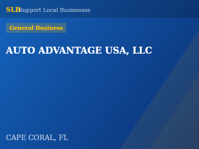 AUTO ADVANTAGE USA, LLC — General Business in CAPE CORAL, FL