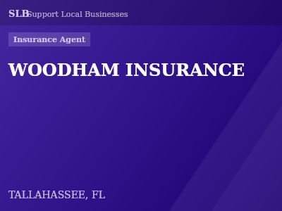WOODHAM INSURANCE — Insurance Agent in TALLAHASSEE, FL