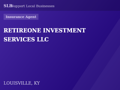 RETIREONE INVESTMENT SERVICES LLC — Insurance Agent in LOUISVILLE, KY