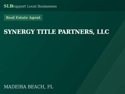 SYNERGY TITLE PARTNERS, LLC — Real Estate Agent in MADEIRA BEACH, FL